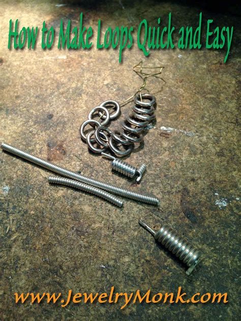 metal loops for jewelry making.